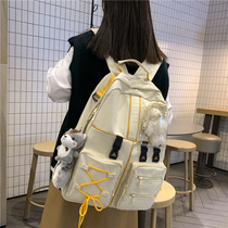 High-quality bookbag female Han Edition high school backpack junior high school girl cute Japanese large capacity double shoulder bag brand