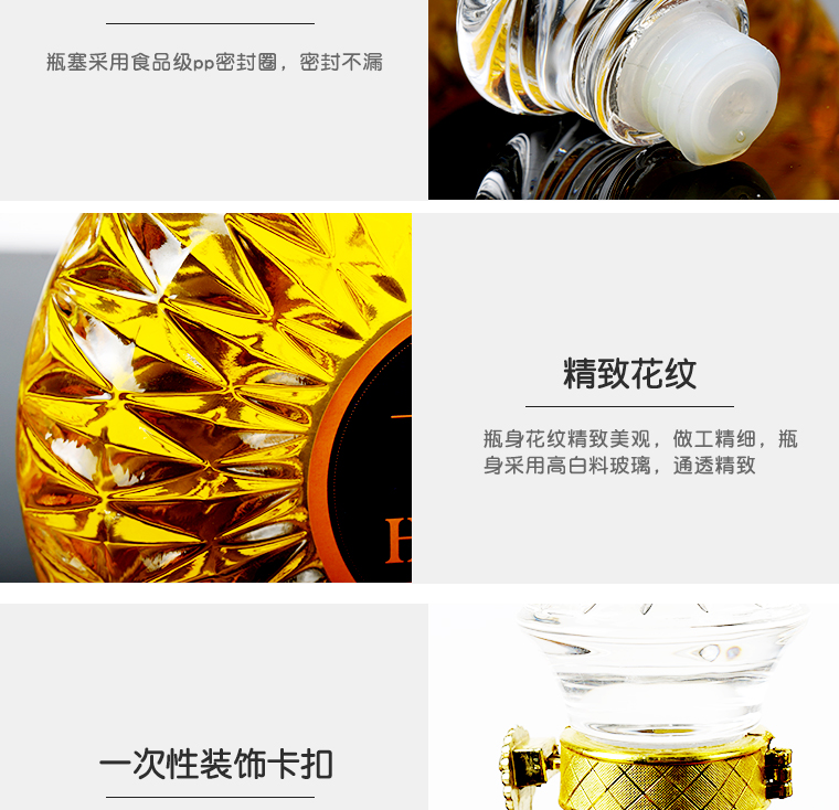 XO chai rượu vang whisky rượu vang chai rỗng chai pha chế chai rượu thủy tinh trang trí sáng tạo ly rượu vang đỏ đẹp