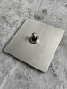 Pialt 86 Type Stainless Steel Brushed Matte Household Switch Retro Lever Socket Panel Concealed Installation