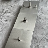 Pialt 86 рисунок из нержавеющей стали матовой выключатель для дома ретро -рычаг панели темная установка