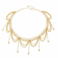 Стиль с золотой цепочкой на талии