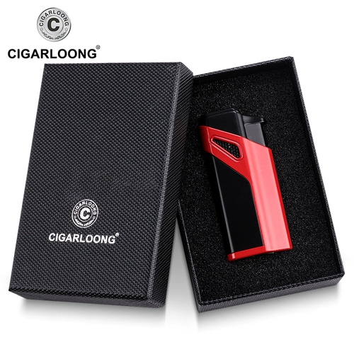 Сигарлуонг Эгглон, сигара зажигалка, ветрозащитные и три трубки с прямой цинк -сигарет