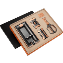 CIGARLOONG Cigar Scissors Ashtray Windproof Lighter Special Tools Set CL-tz252