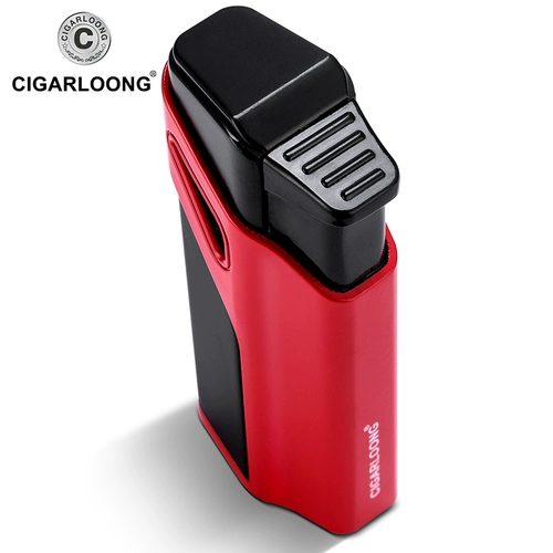 Сигарлуонг Эгглон, сигара зажигалка, ветрозащитные и три трубки с прямой цинк -сигарет