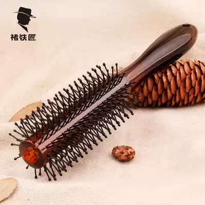 Amber soft tooth comb curly hair comb children home shop shape round comb straight hair inner buckle pear flower comb