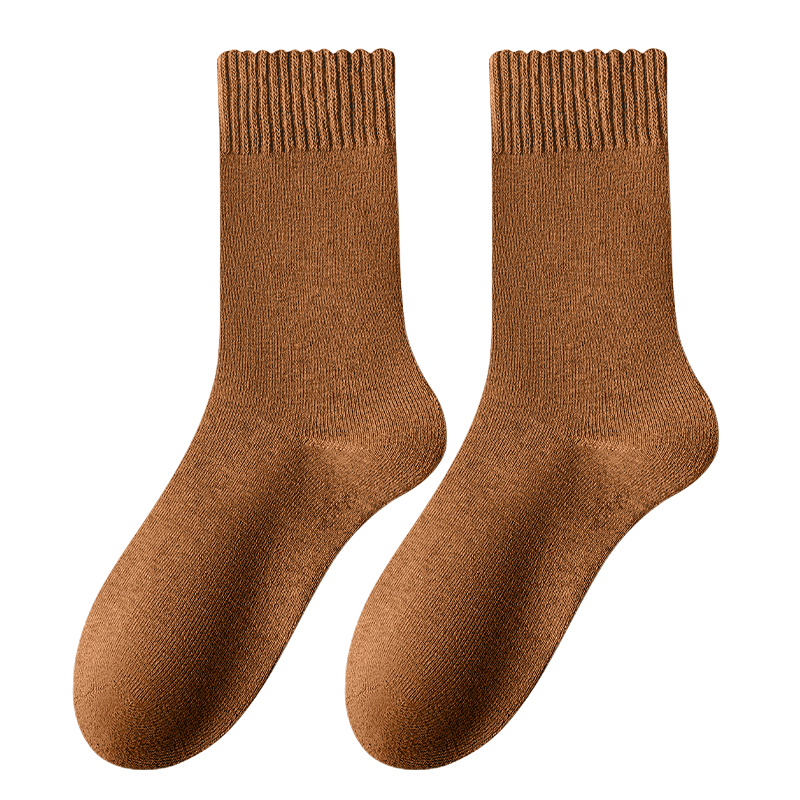 Autumn and winter women's thickened and velvet anti-odor socks