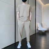 Tide, шелковый спортивный костюм, тонкая футболка с коротким рукавом