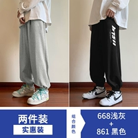 668 светло -серый+861 черный