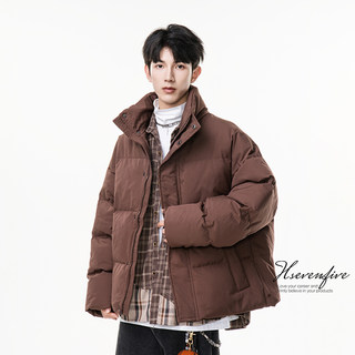 Men's Stand-Collar Cotton Jacket, Autumn and Winter 2005 New Style, Loose-Fitting, Thickened, Warm, Windproof, Cold-Resistant Coat