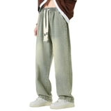 Мужские летние тонкие джинсы, штаны, в американском стиле, свободный крой