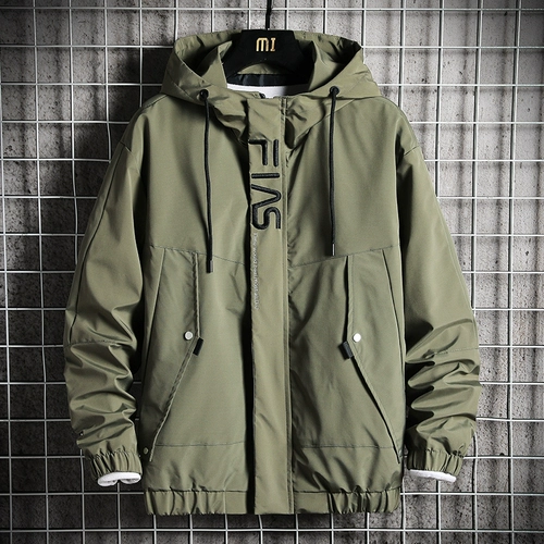 Мужская осенняя зимняя куртка с капюшоном, оверсайз, подходит для подростков