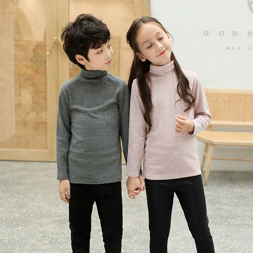 Детский приятный телу флисовый удерживающий тепло демисезонный лонгслив для мальчиков, коллекция 2021, в западном стиле, увеличенная толщина