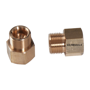 Large cylinder connector for pressure reducer is suitable