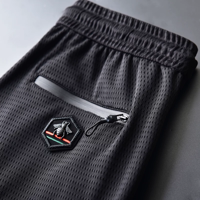 Silk thin men's quick dry sports trousers