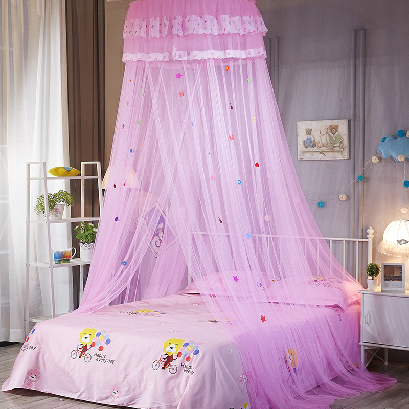 Dome lưới trần trẻ em trải giường con người với cung điện hạ cánh m công chúa giường manti cài đặt gió-free 1.2 - Lưới chống muỗi mùng chụp xếp gọn