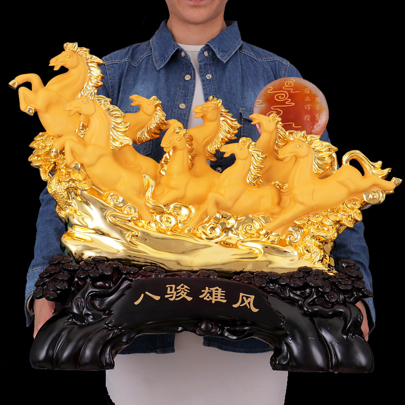 8 Jun Xiongfeng sends owner desk Ma swing piece office high-end creative decoration business opening craft gift