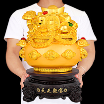 Large cornucopia ornaments living room decoration creative gathering money money storage Piggy Bank shop Zhaocai opening craft gifts