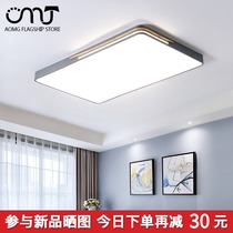 Nordic living room ceiling lamp rectangular small apartment atmospheric macarons LED Hall dining room bedroom lamps