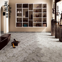 Industrial imitation solid wood tiles matte non-slip wood grain tiles living room bedroom kitchen and bathroom antique floor tiles retro hexagonal tiles