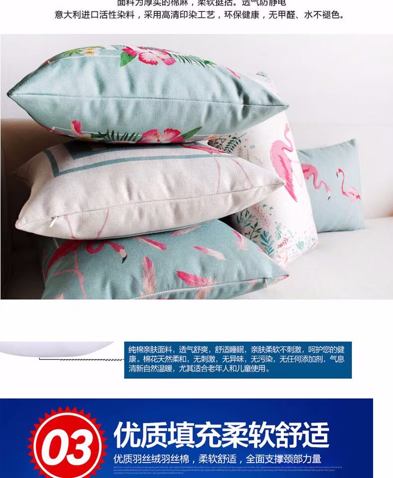 Trắng cao đàn hồi đệm lõi gối hình chữ nhật lõi vuông gối lõi lót 4545 5050 ghế lười phòng ngủ