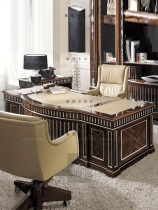 Postmodern curved desk Italian president boss desk Villa writing desk Study Home large desk