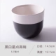 Защелкнутая черно -белая звезда -точка высокая миска
