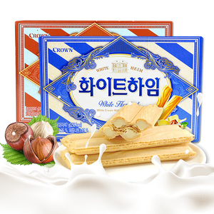 Korea food import snack Kerui an Hazelnut Cream Weihua 142g crian chocolate omelet biscuit