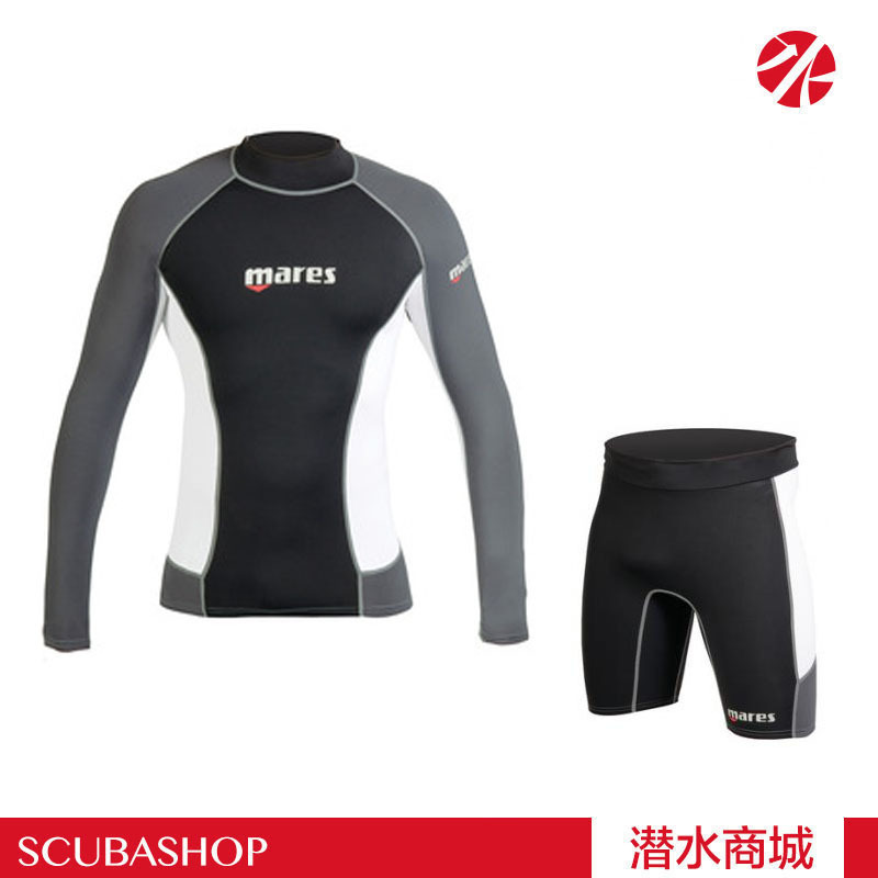 Mares Rash Guard TRILASTIC Snorkeling Men Dive Costumes Dive Clothes Dive - proof Sunburn