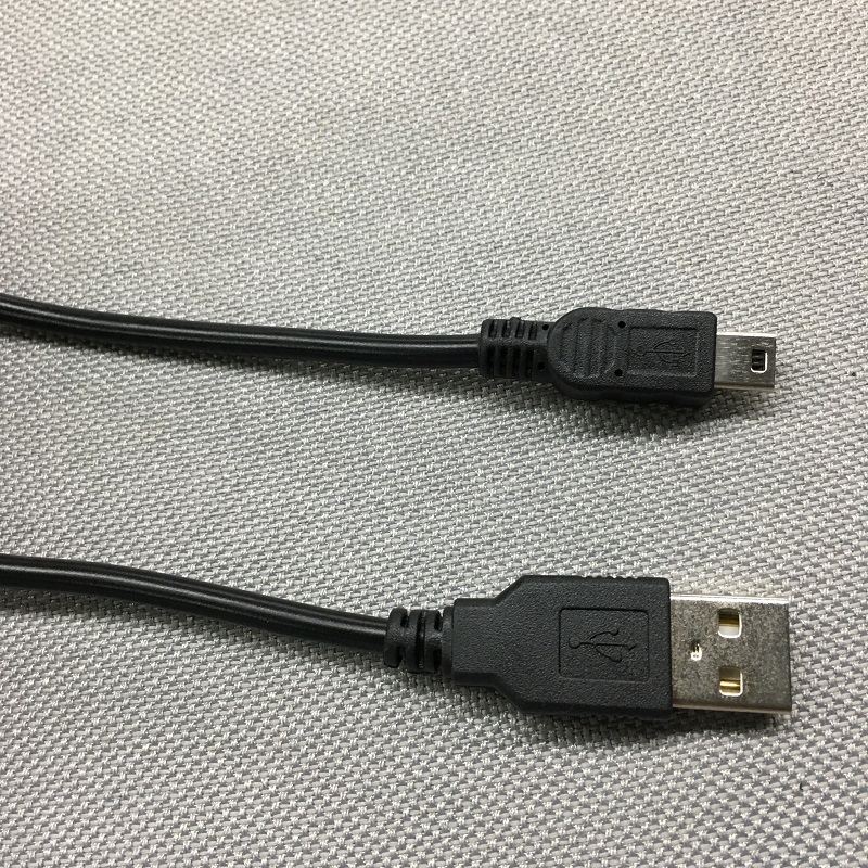 PS3 handle charging cable Digital camera PSP small household appliances data cable USBmini5Pt port trapezoidal mp3