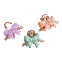 Bow-tie small grabber clip for women 2024 new small half-tied hairpin back of head shark clip hairpin clip headwear