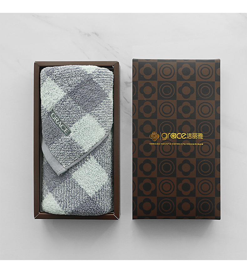Jie Ya bông khăn thấm khăn Tăng dày của đàn ông độc thân Gift Set khăn có thể được tùy chỉnh thêu chữ - Khăn tắm / áo choàng tắm khăn mặt sợi tre