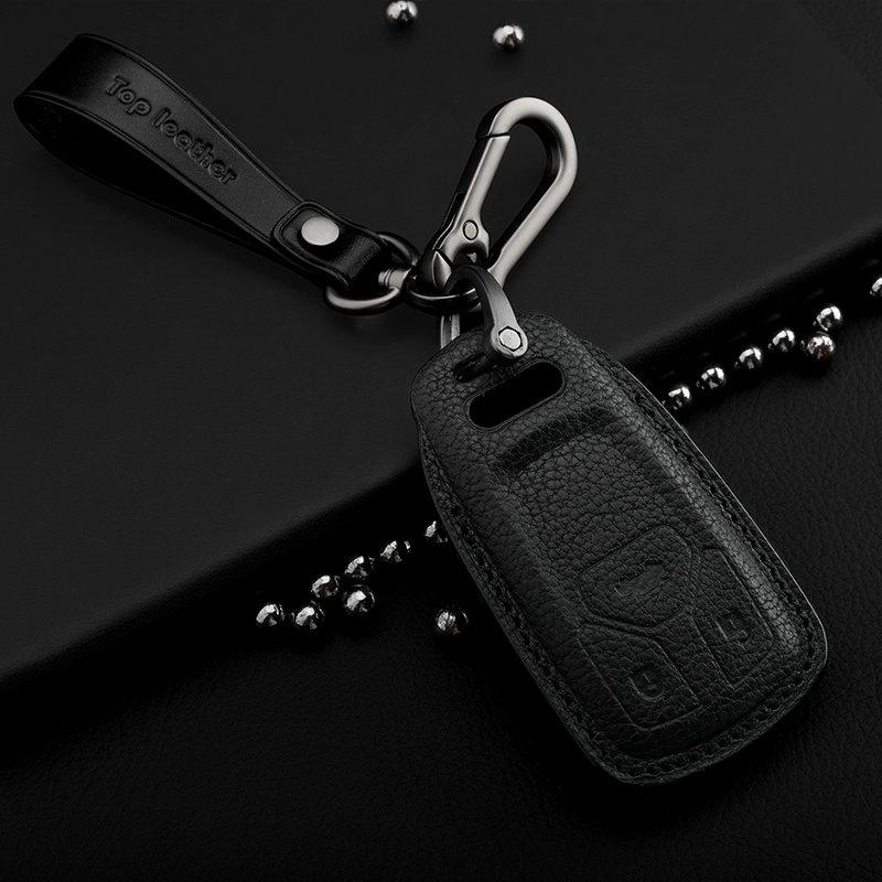 Audi A6L Q5L A8L Q7 A4L A5 A7 Q3 Q8 túi đựng chìa khóa da chính hãng xe hộp đựng chìa khóa đặc biệt mua thảm trải sàn xe ô tô 