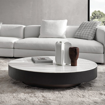 DEGAS DEGAS Italian minimalist marble coffee table living room modern small apartment Round Square Coffee Table