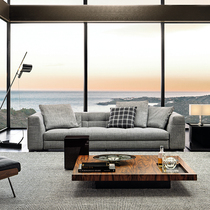 DEGAS DEGAS Italian Minimalist fabric sofa combination small apartment modern furniture designer living room villa