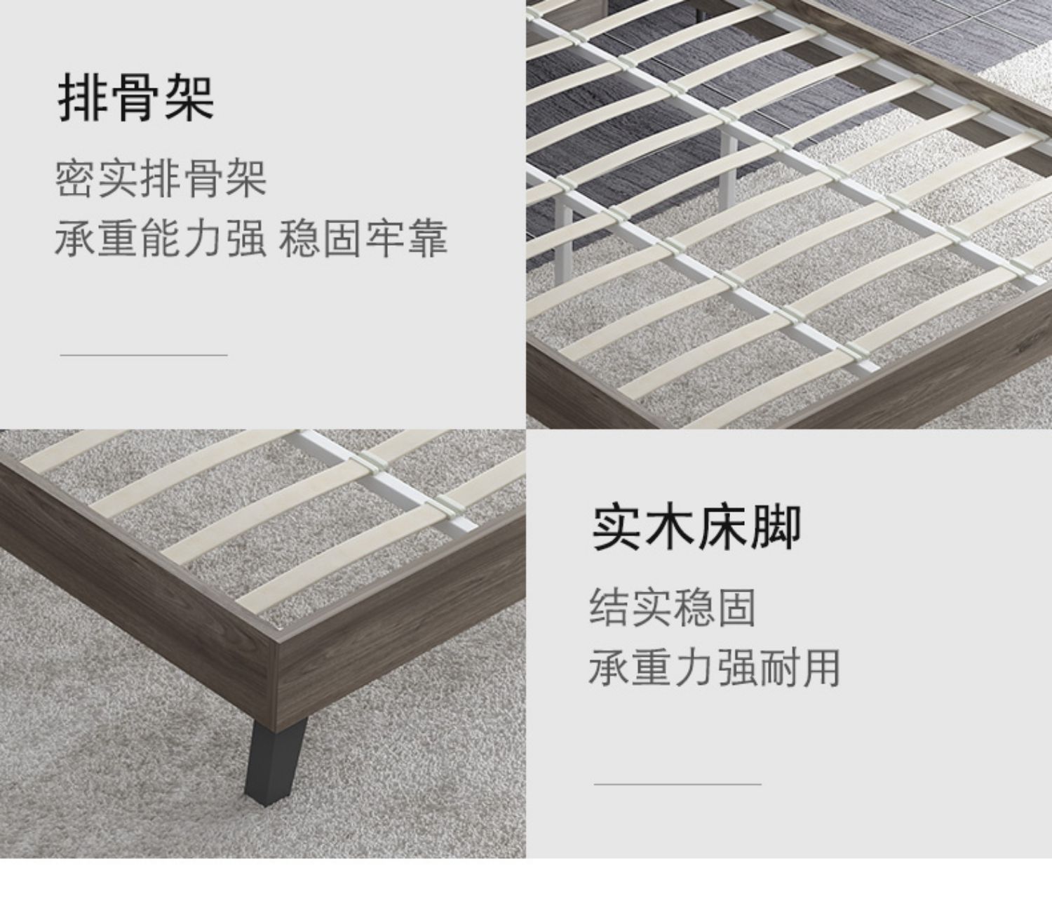 phong cách tối giản hiện đại 1,8 mét cao lưu trữ hộp Bắc Âu 1,5m giường đôi giường ngủ ánh sáng sang trọng giường hôn nhân - Giường giường 3 tầng