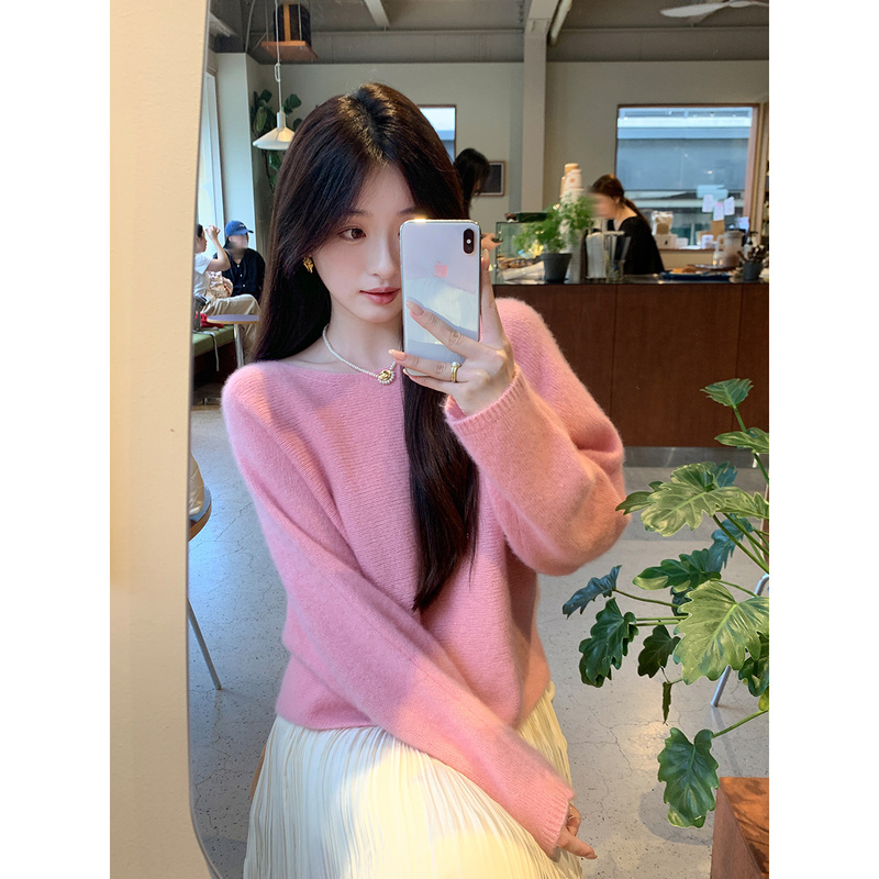 Summer Poetry Herbalife Cashmere Batwing Sleeve Sweater Women's Winter Lazy Loose Knitwear about Poem
