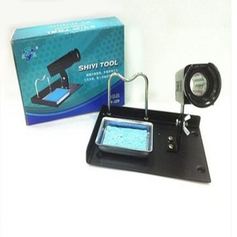 Benefit SY-228 229 228-2 All metal multi-function soldering iron frame (delivered sponge) solder frame welding seat