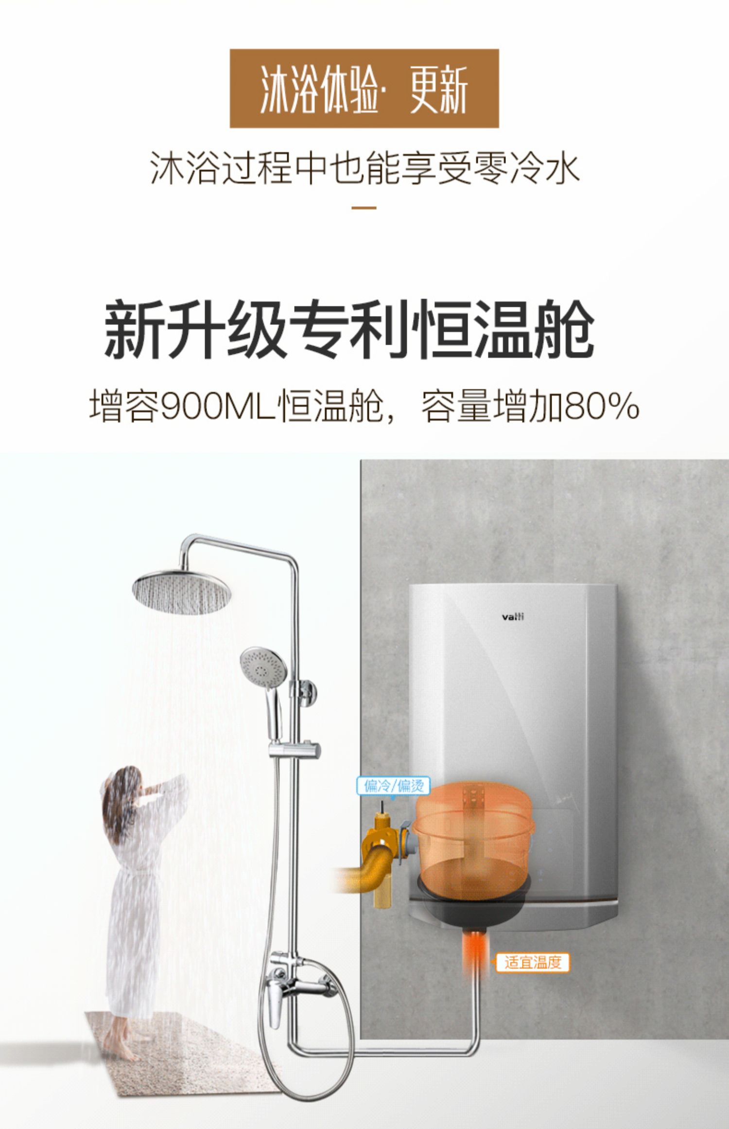 máy nuocs nóng Trang web chính thức của Vantage zero máy nước nóng khí lạnh nhà có nước hồi khí tự nhiên 16L chu kỳ 0 nước lạnh nhiệt độ không đổi hàng mạnh - Máy đun nước máy nước nóng beko