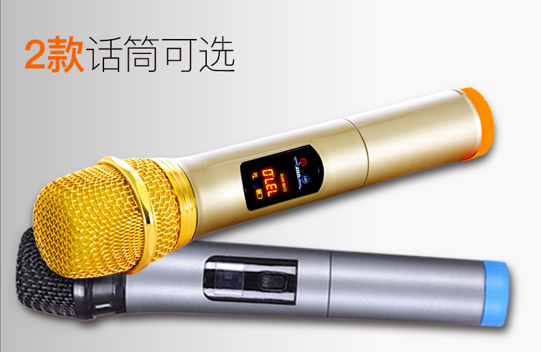 máy chiếu mini Yushchenko 15 inch công suất cao nhảy vuông âm thanh ngoài trời loa di động karaoke di động Bluetooth không dây với micrô loa siêu trầm sạc trực tiếp hát nhà ảnh hưởng ngoài trời - Trình phát TV thông minh máy chiếu mini