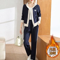 (Флисовый костюм темно-синего цвета)