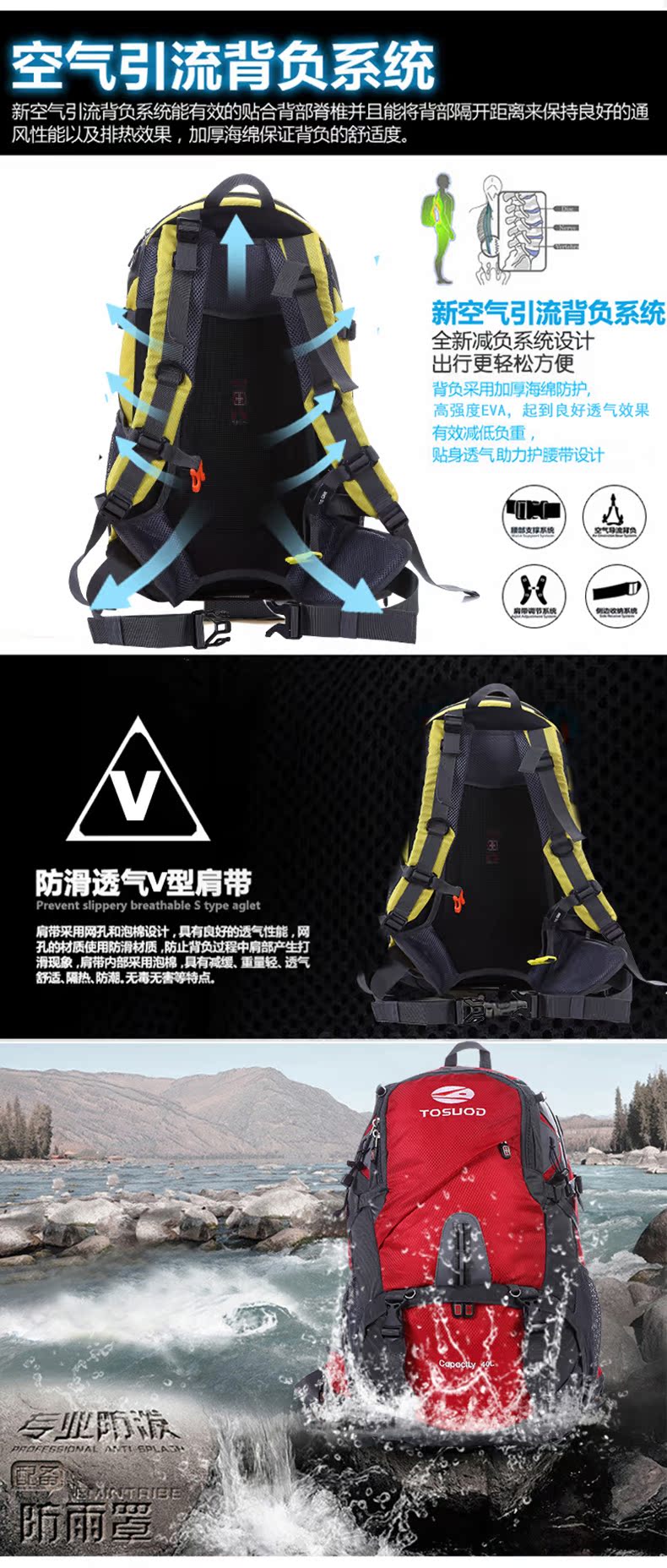 Sacoche pour vélo mixte TOSUOD - Ref 2219716 Image 12