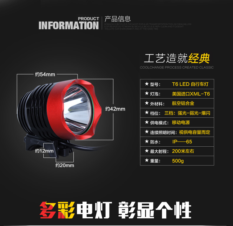 Lumière vélo TOSUOD - phare - Ref 2400553 Image 28