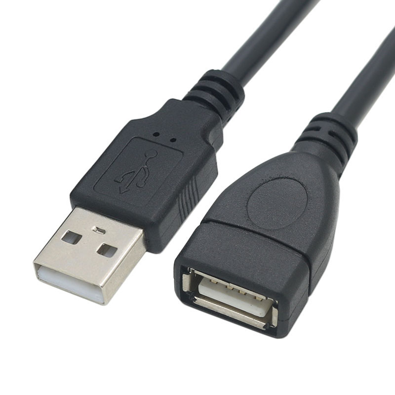 USB2.0 nam đến đường dây mở rộng 1/2/3 mét cáp sạc nữ kết nối với bàn phím máy tính và giao diện chuột U đĩa dây mở rộng 5m - USB Aaccessories đầu sạc micro usb
