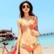 Ngực nhỏ mới tập hợp thép tấm bikini ba mảnh áo tắm nữ áo tắm nam bơi thân quần đi biển