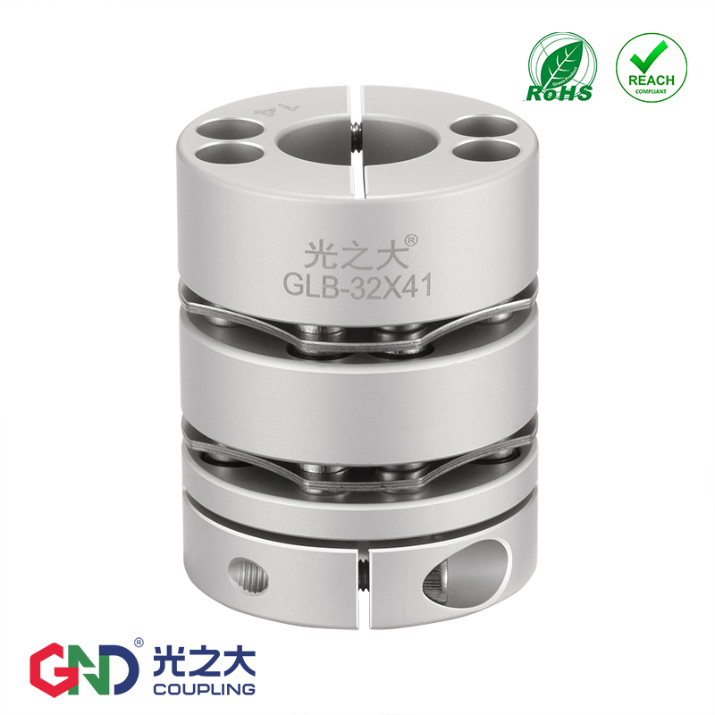 Aluminum alloy GLB Double diaphragm couplings Great torque stepping servo motors High rigid wire couplings