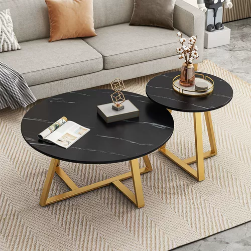 Северный мини -журнальный столик маленький круглый столовый металлический ножки простая гостиная маленькая квартира современная повседневная инсмит