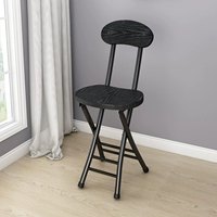 Черная рама и черный стул (с спиной)