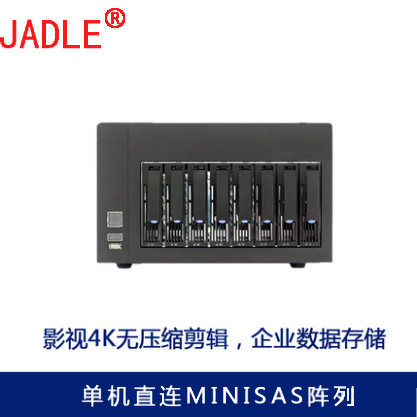 Guardian LT-S08 8-bay MISAS Disk Array supports 4K tax included 