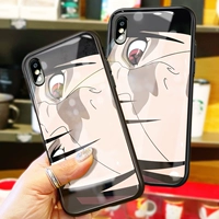 UCHIHA ITACHI CASE CASE NARUTO iPhoneXSMAX Temdered XR Apple 7plus Glass 8 Женская пара x Set 6s Creative Personal