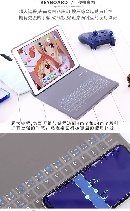 Huawei Tablet Keyboard Folio M5 M3 phiên bản trẻ của chuột không dây 8-inch 10,8 inch Pro10.1 vỏ máy tính bao da Bluetooth 8.4 10 5-inch vinh quang tưởng tượng được hưởng 9,6-inch Chơi 2 - Phụ kiện máy tính bảng